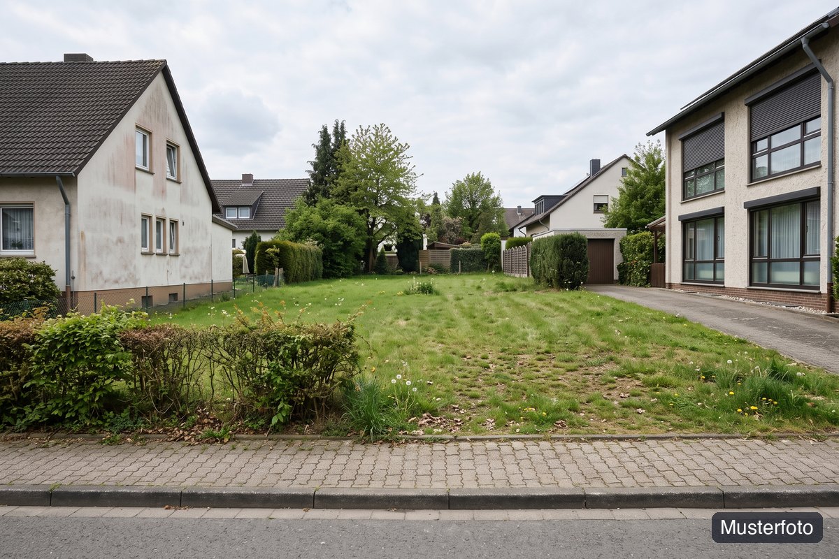 Musterfoto Baugrundstück, nicht das tatsächliche Objekt