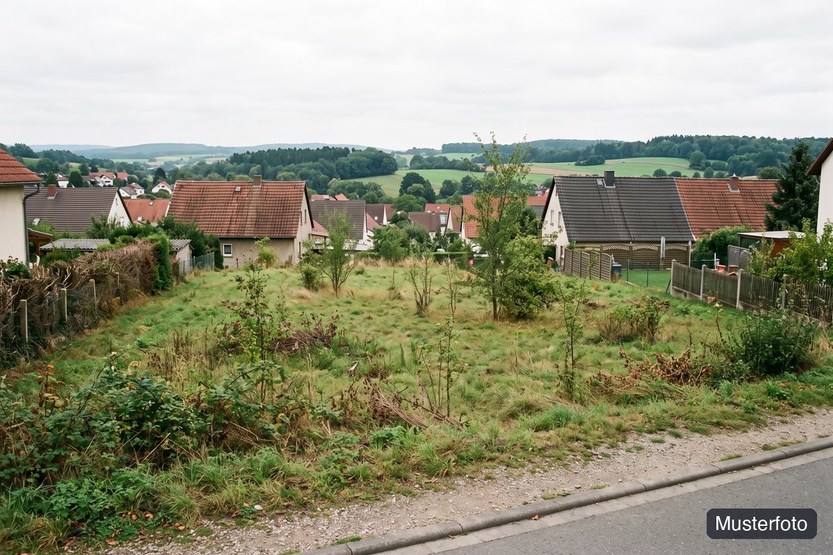 Musterfoto Baugrundstück, nicht das tatsächliche Objekt