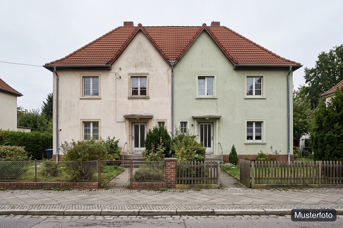 Musterfoto Doppelhaushälfte, nicht das tatsächliche Objekt