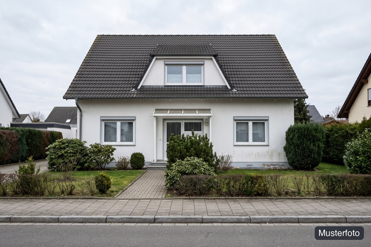 Musterfoto Einfamilienhaus, nicht das tatsächliche Objekt