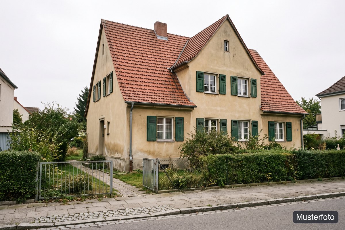Musterfoto Einfamilienhaus, nicht das tatsächliche Objekt