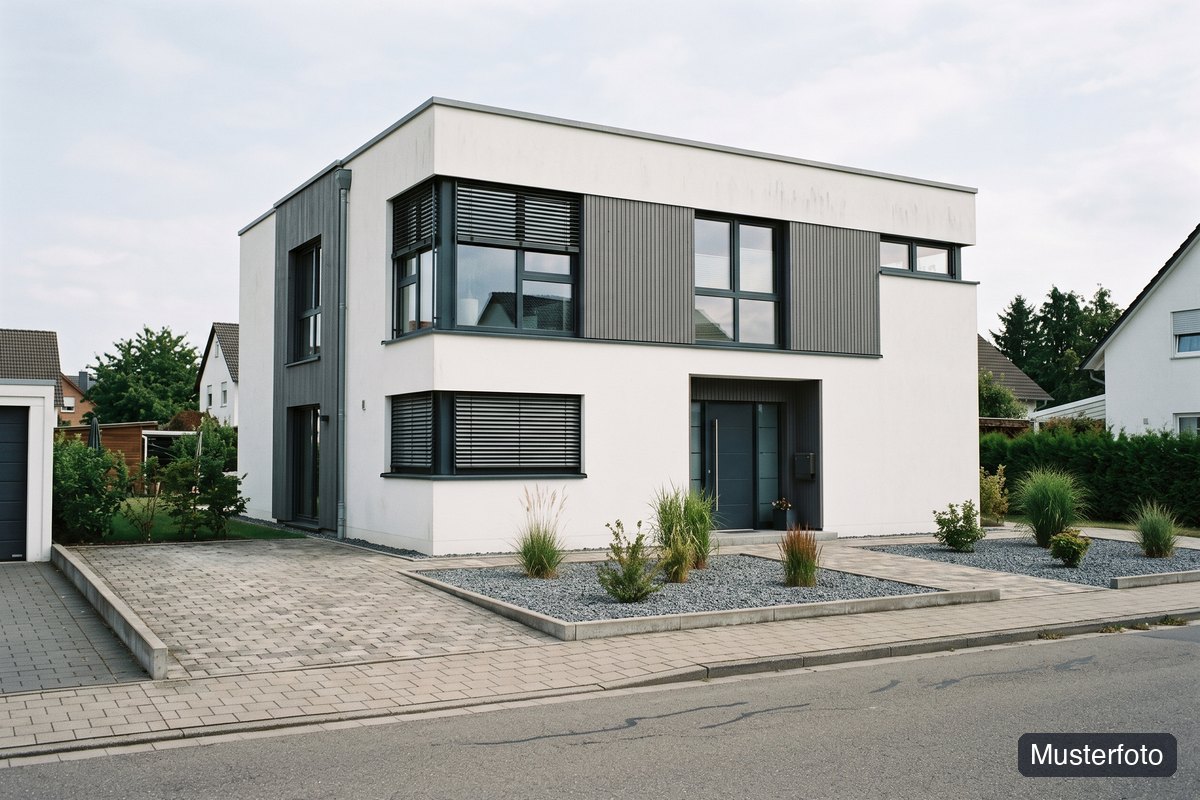 Musterfoto Einfamilienhaus, nicht das tatsächliche Objekt