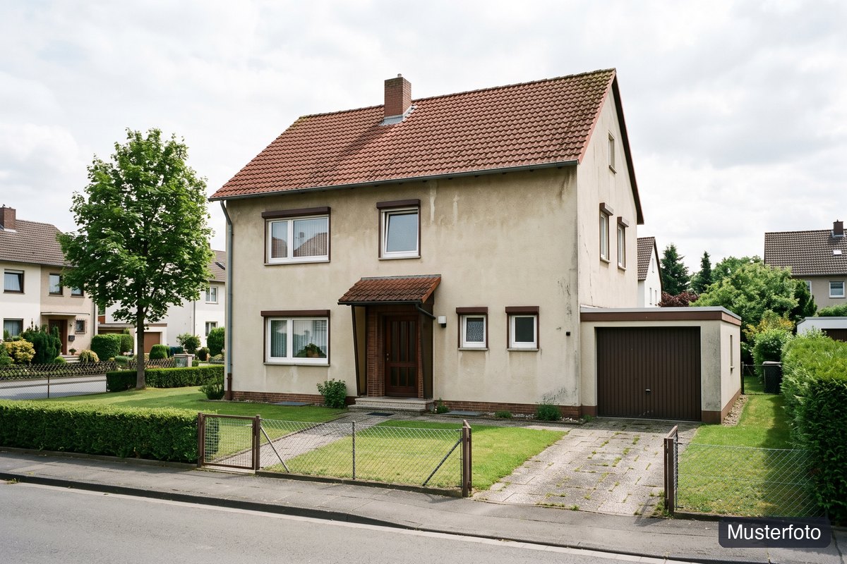 Musterfoto Einfamilienhaus, nicht das tatsächliche Objekt
