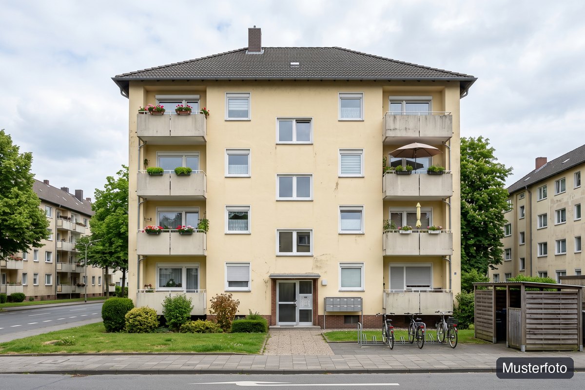 Musterfoto Mehrfamilienhaus, nicht das tatsächliche Objekt