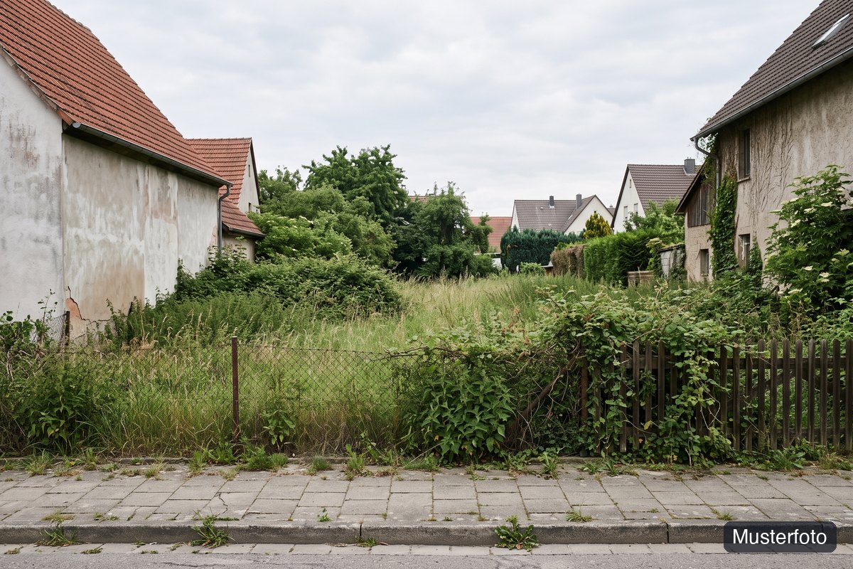 Musterfoto unbebautes Grundstück, nicht das tatsächliche Objekt