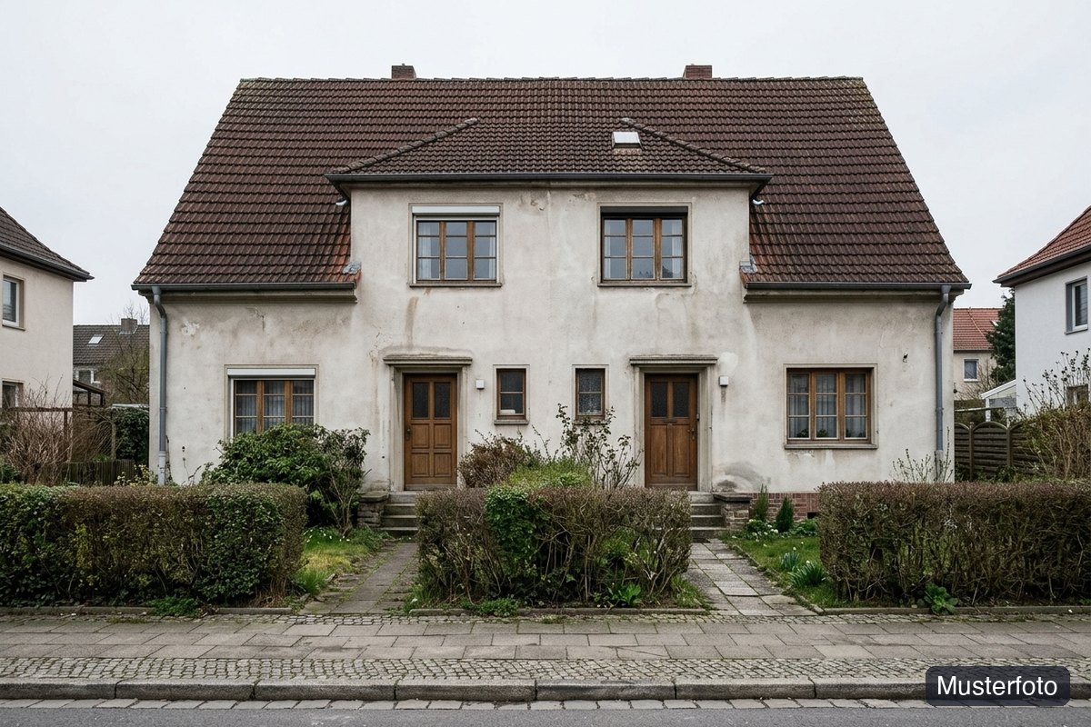 Musterfoto Zweifamilienhaus, nicht das tatsächliche Objekt